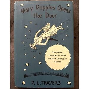 💙RARE Vintage 1943 Mary Poppins Opens the Door P.L. Travers Story Book Disney💙